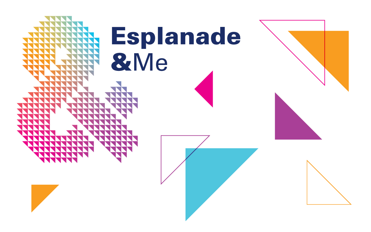Illustration depicting design elements used for the Esplanade&Me membership.