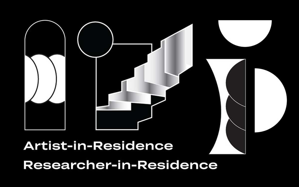Illustration of residency programme using design elements from the key visual.