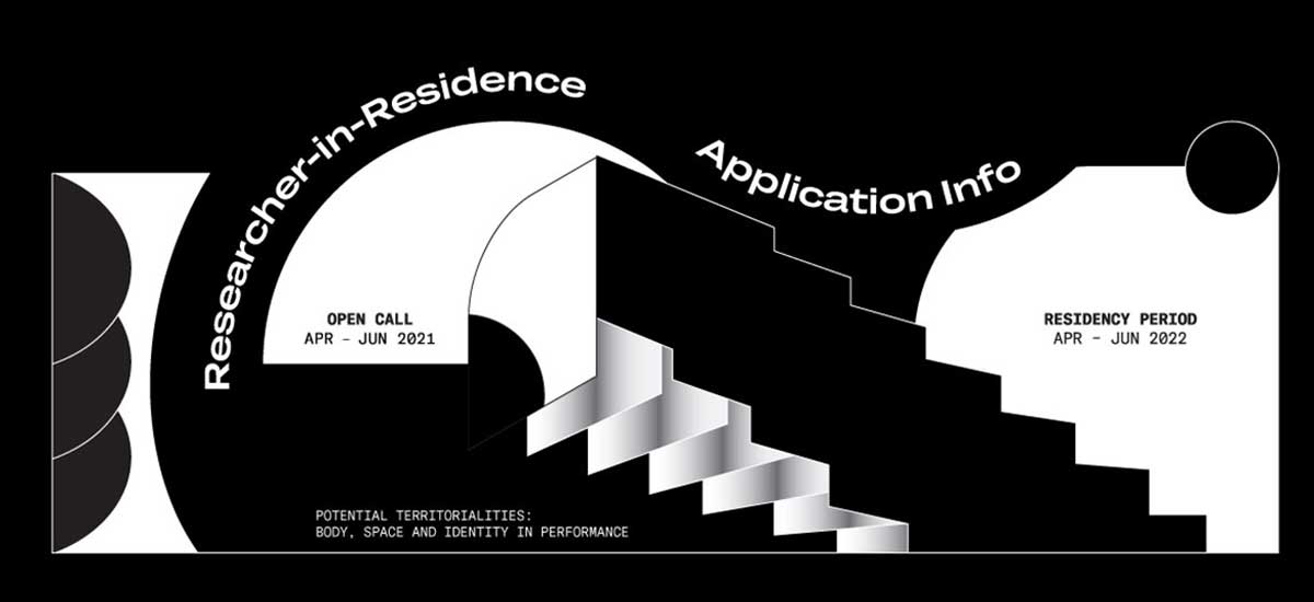 Illustration depicting design elements representing the residency programme for researchers.