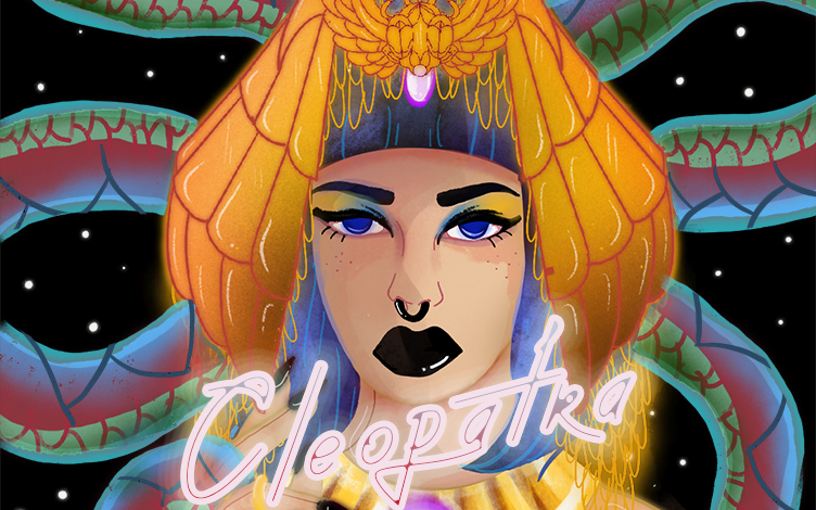 Illustration of Cleopatra.
