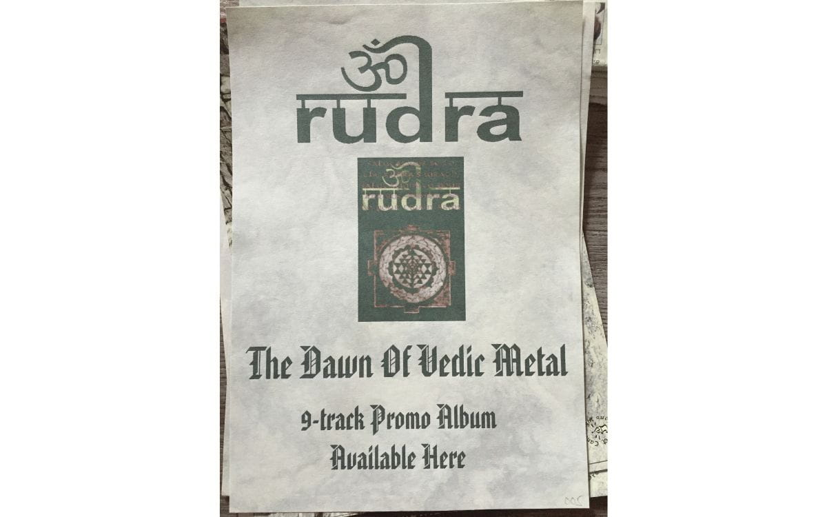 A poster from the campaign promoting the band’s first album