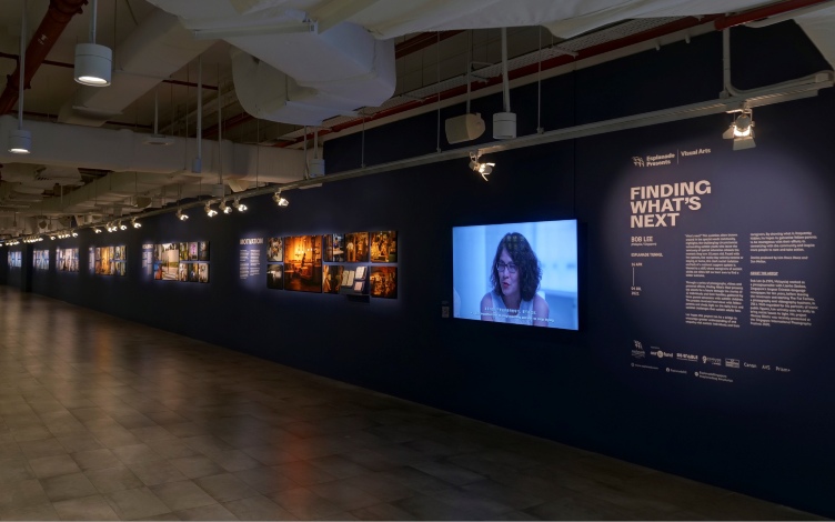 Installation view of Finding What's Next
